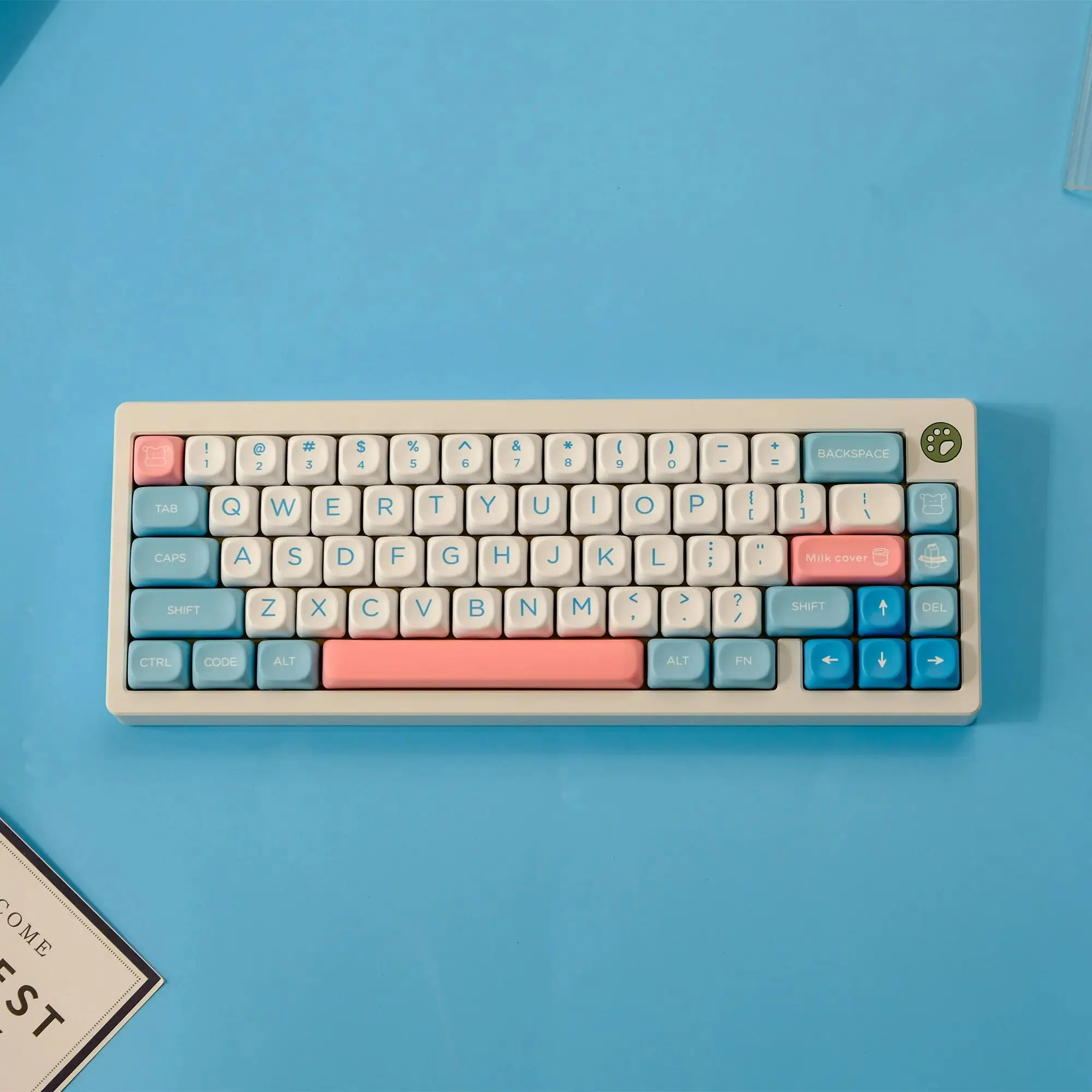 

Toffee 132 Keys Keycaps Set PBT Material MOA Profile DYE-SUB Wooting Personalized For CHERRY MX Switch Mechanical Keyboard