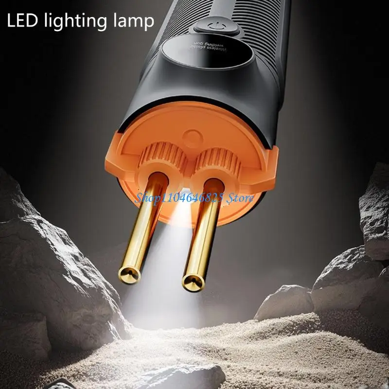 Soudeuse plastique Lithium 4000mAh, agrafeuse en forme 4, chauffage rapide, fixation automobile