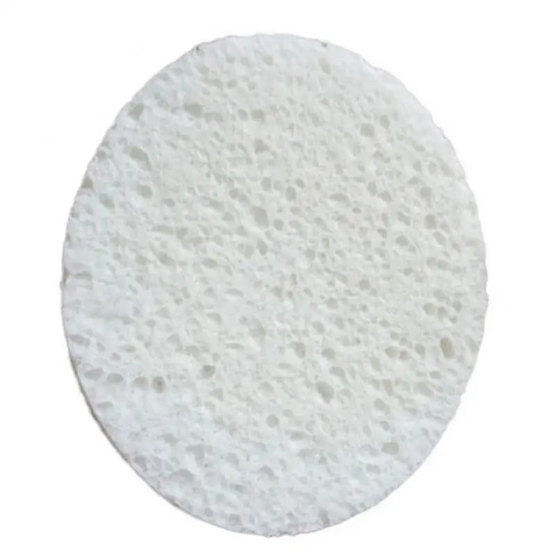 Coração Wood Pulp Celulose Esponja, Cosméticos Face Puff, Removedor De Maquiagem, Ferramenta De Limpeza