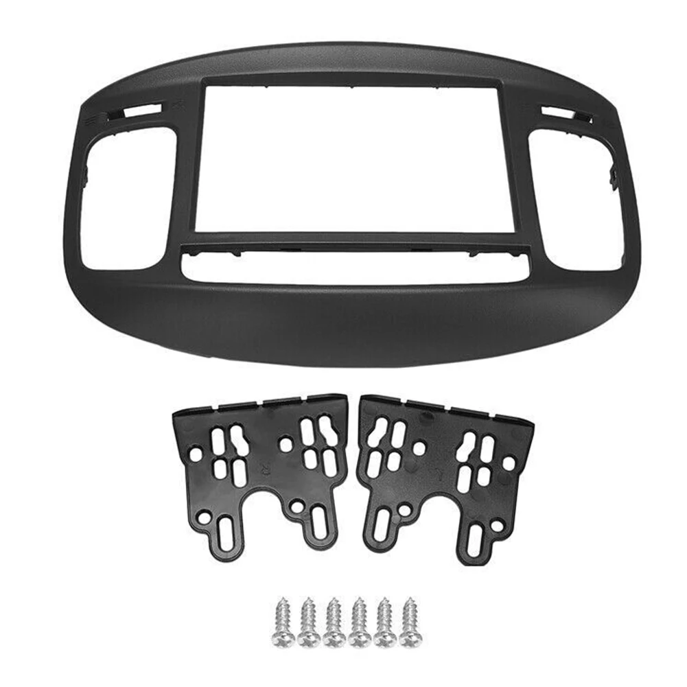 

Dashboard Frame Adapter 2Din Stereo Plate Frame Car Dashboard Black Color No Modifications Needed Seamless Fit Brand New