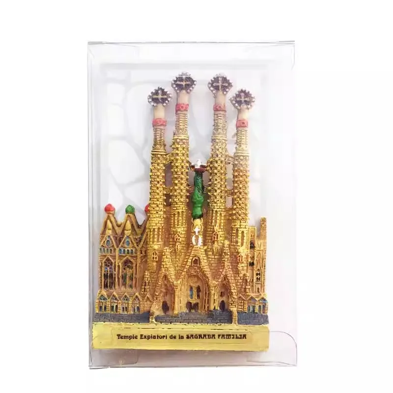 Spain creative high-rise travel souvenirs refrigerator stickers magnets gifts Handicrafts home decor