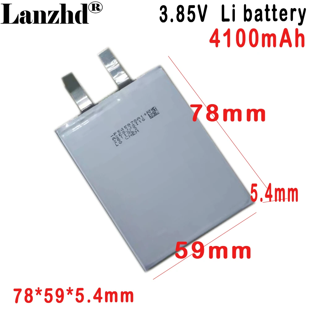 4.2V Po Lithium Battery 4100MAH Tablet Laptop Medical equipment High voltage phone built-in electric LED light fixture 545978