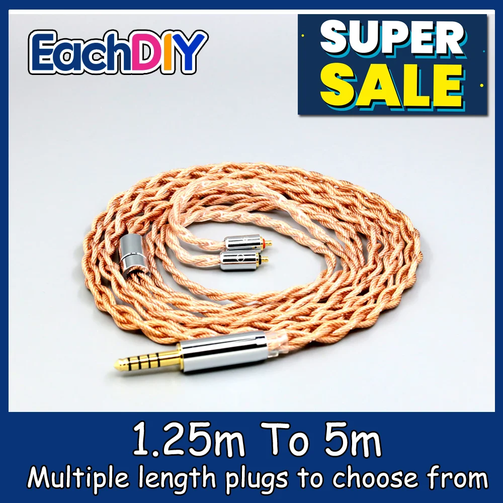 

Graphene 7N OCC Shielding Coaxial Mixed Earphone Cable For Pro X10 X20 X30 X50 IPX T2 Pin LN007767