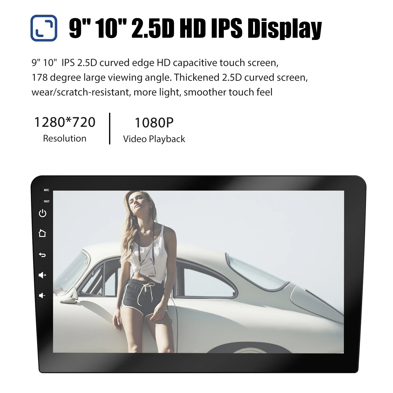 ESSGOO 2 Din Radio samochodowe Carplay Android Auto 7 9 10 cali 4G 64G Uniwersalny odtwarzacz multimedialny DSP AM RDS AHD GPS WIFI Autoradio