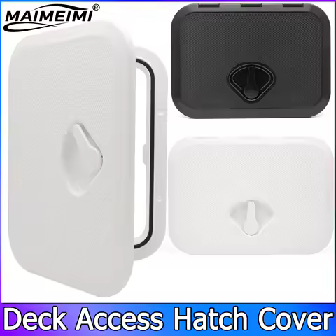 ABS Deck Access Hatch Cover 11" White Blcak Marine Deck Access Hatch Waterproof Anti-UV Non-Skid Inspection For Boat Yacht RV