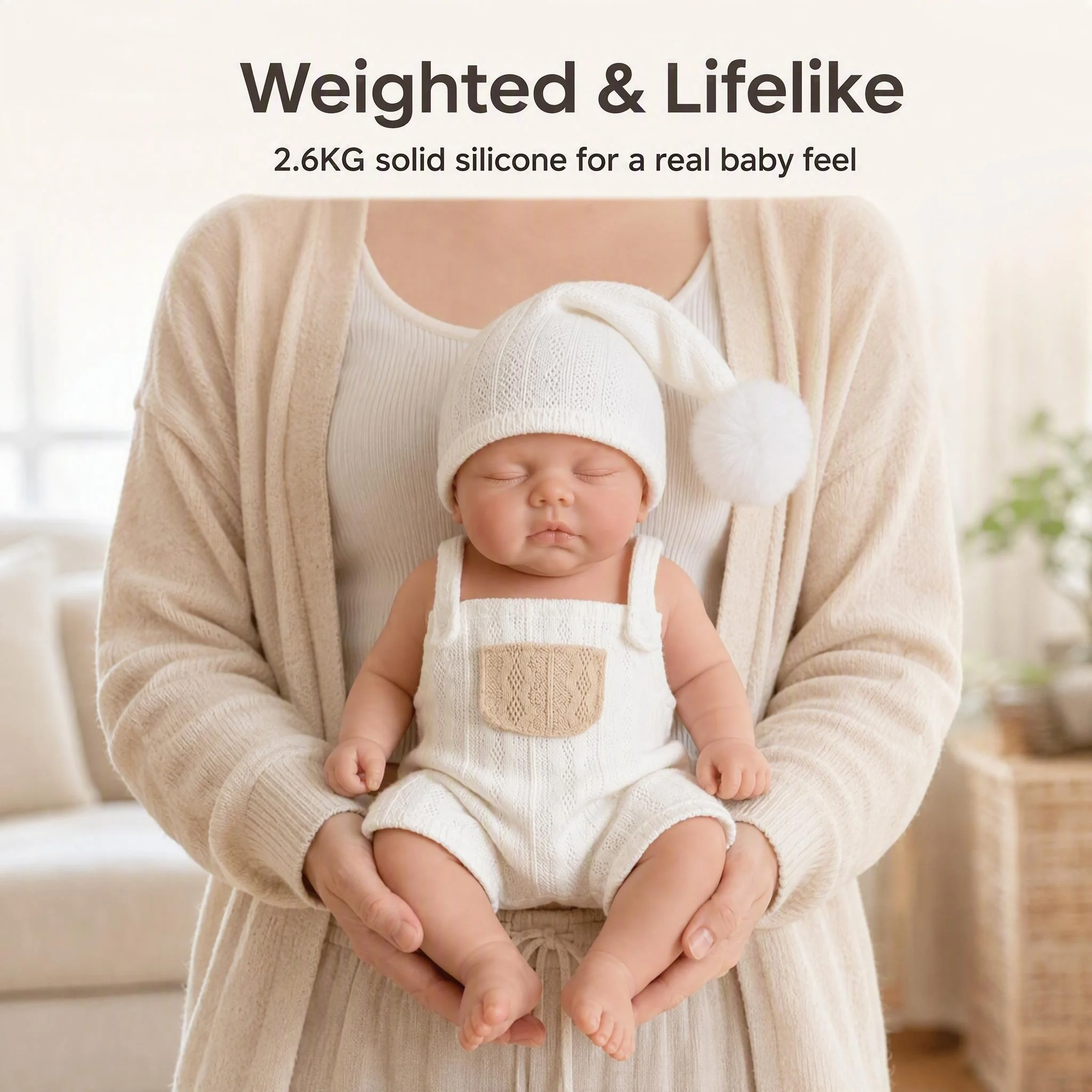 NPK New 16Inch Pickle Reborn Baby Doll Weighted 2.6KG Ultra Soft Platinum Silicone Real Newborn Doll Mouth Open