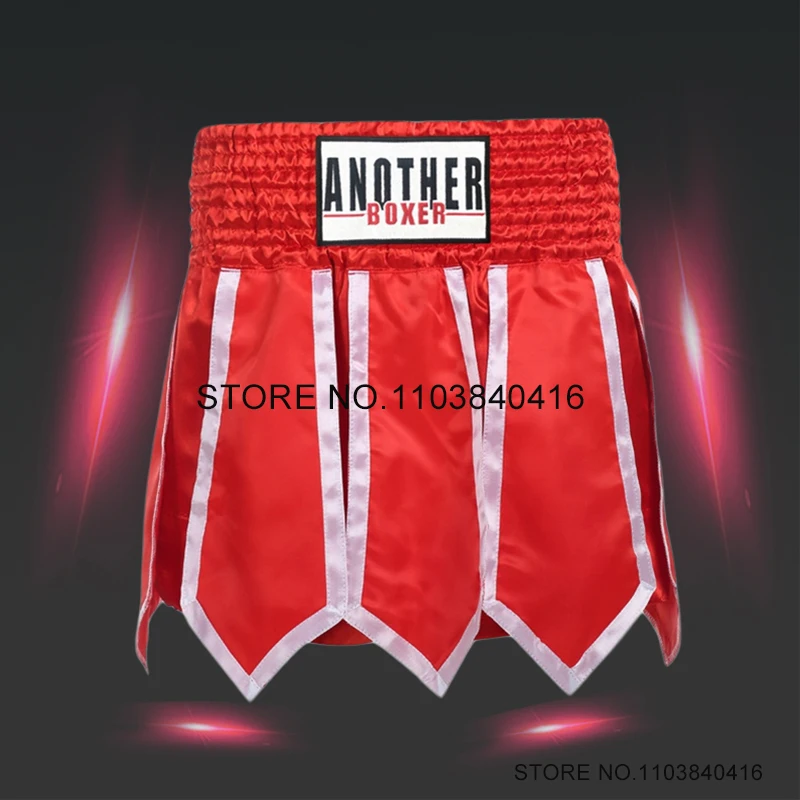 

Muay Thai Shorts Lotus Ribbons Boxing Shorts Men Women Kids Kickboxing Fight Pants Martial Arts MMA Grappling Training Clothes