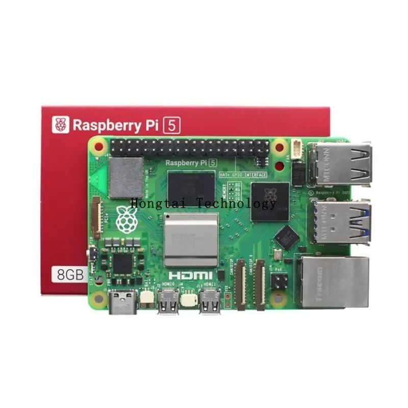 SmCpRaspberry Pi 5 2GB 4GB 8GB Development Board Computer AI Artificial Intelligence Module Python Programming Linux Kit
