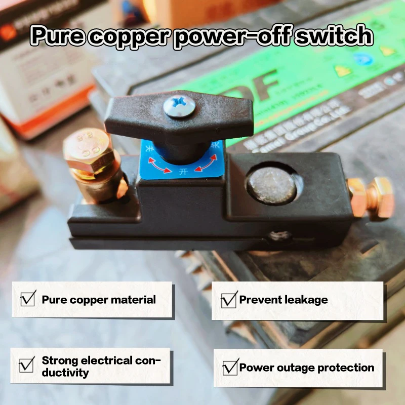 Car Battery Battery Disconnect 12V/24V Top Post Disconnect Switches Disconnect Heavy Duty Battery Isolator Switches