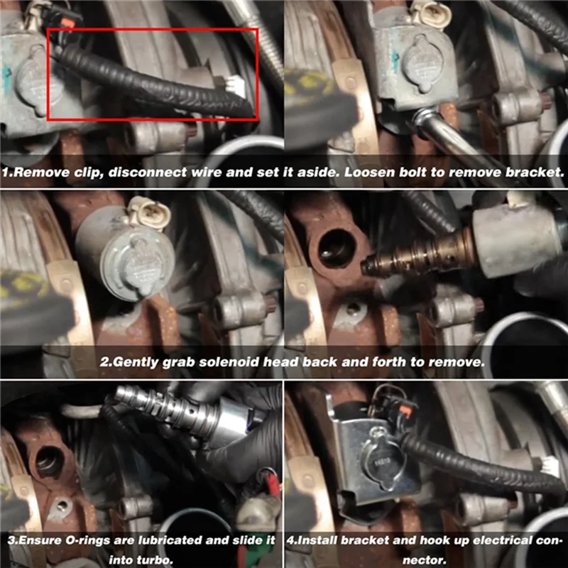 車 VGT ソレノイドターボアクチュエーターバルブ 904-268 フォード 6.0L ディーゼル GMC 3C3Z6F089AA 5C3Z6F089BA 交換アクセサリー