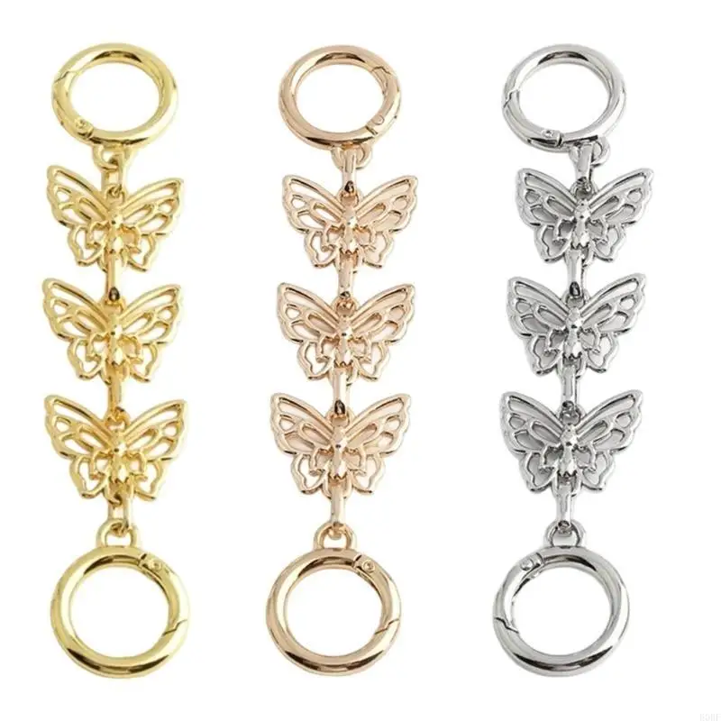 

Элегантный сплав, удлинитель ювелирных изделий, цепочка подмышек, дизайн бабочки, регулируемый аксессуар E0BF