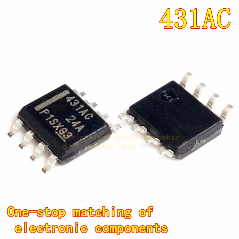 

10PCS/Pack\ Chip TL431ACDR TL431ACDT TL431AC 431AC SOP -8 voltage reference, voltage regulator chip