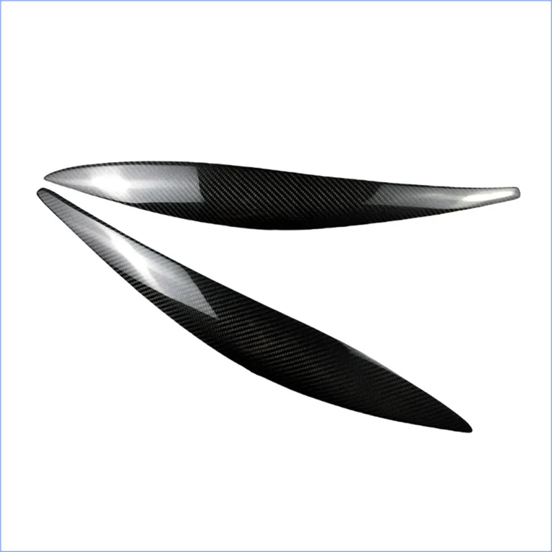 Reliable-Car Front Headlight Eyebrow Head Light Eyelid Eyebrow Carbon Fiber For Mercedes-Benz CLA-Class W117 2013-2019