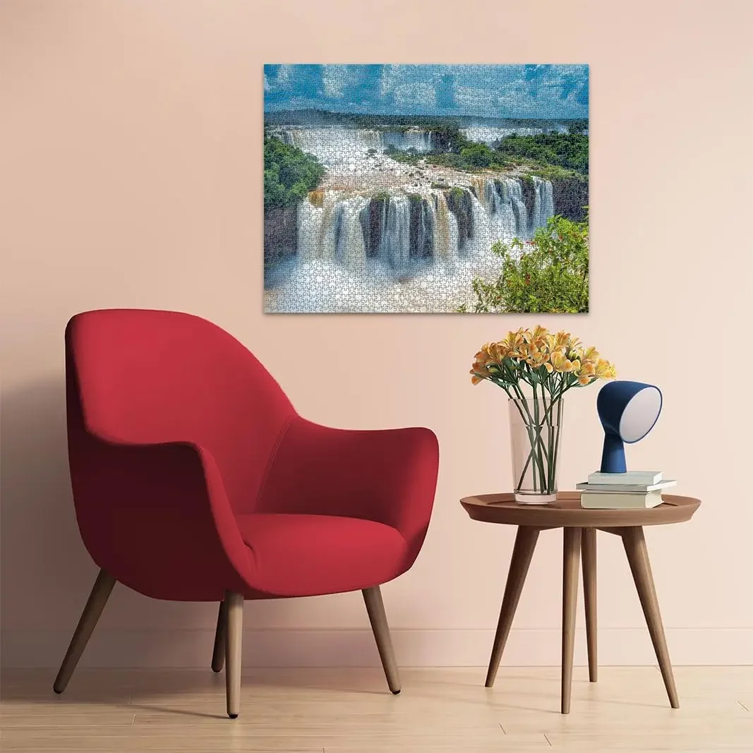 Cascades de Puzzle pour adultes, 1000/500/300/120 pièces, Puzzle de paysage, cadeau d'anniversaire, salle de jeux, décor de Bar, de Club, jouet de divertissement