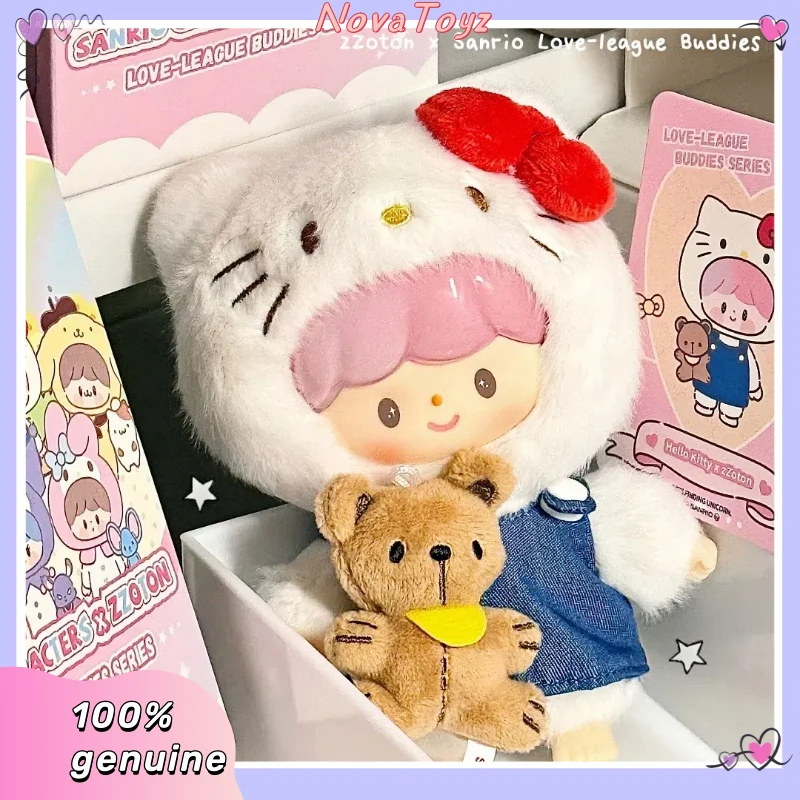 

Original Kawaii Vinyl Blind Box Zzoton Sanrio Characters Love League Buddies Series Toy Collection Bag Pendant Kid Birthday Gift