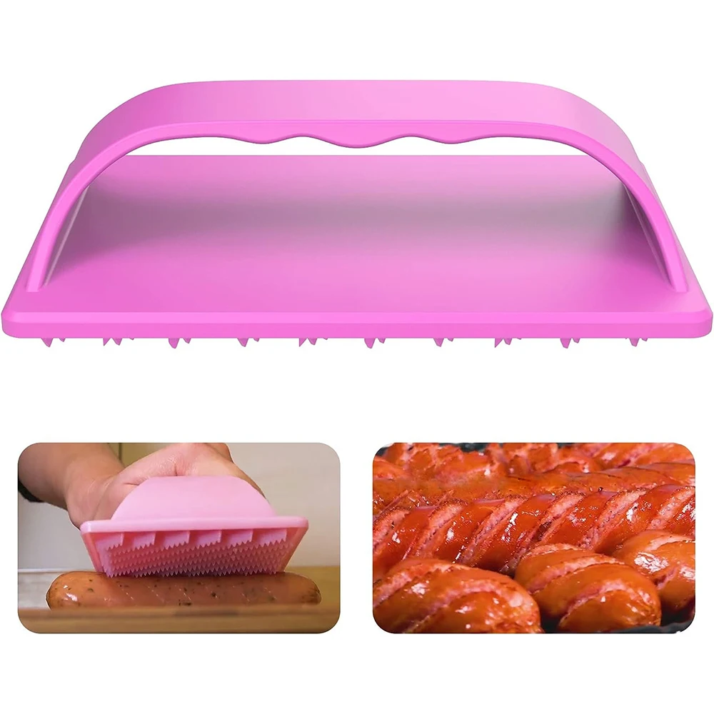 Hot Dogs Slicing Hot Dogs Cutter Ham Sausage Cutter for Home Kitchen BBQ Hot Dogs Multifunctional Cutting Mold Mould DIY Lunch