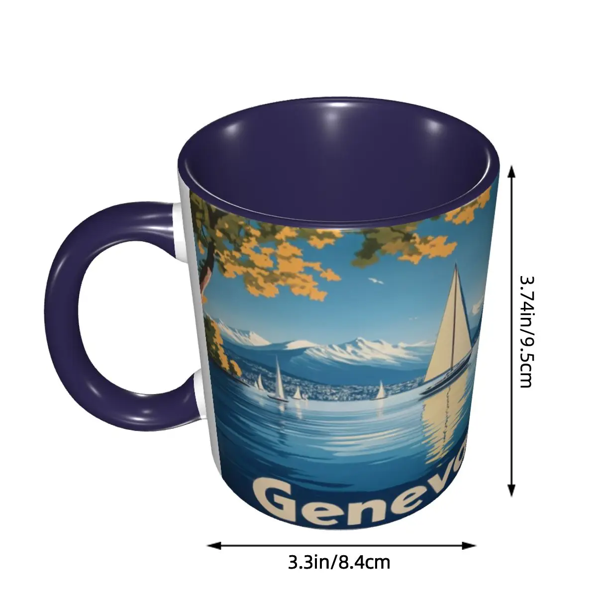 Discover The Enchanting Allure Of Geneva Mug Funny Ceramic Coffee Cups Tea Mugs Milk Cup Drinkware Gifts for Friends DIY Custom