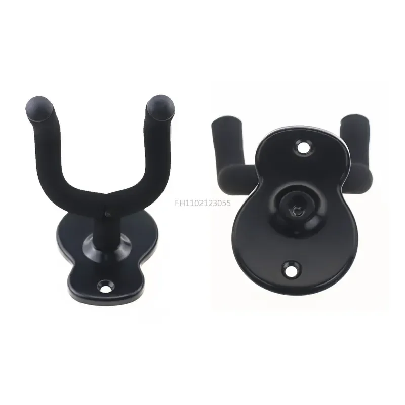 1PCS Metal Guitar Hanger Hook Wall Mount Non-slip Holder Stand for Guitar Ukulele Violin Bass Guitar Instrument Accessories