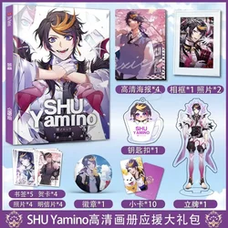 NIJISANJI Luxiem Shu Yamino Anime Album Picturebook Poster Sticker Photo Frames Badge Stand Model Keychain Pendant Button Brooch