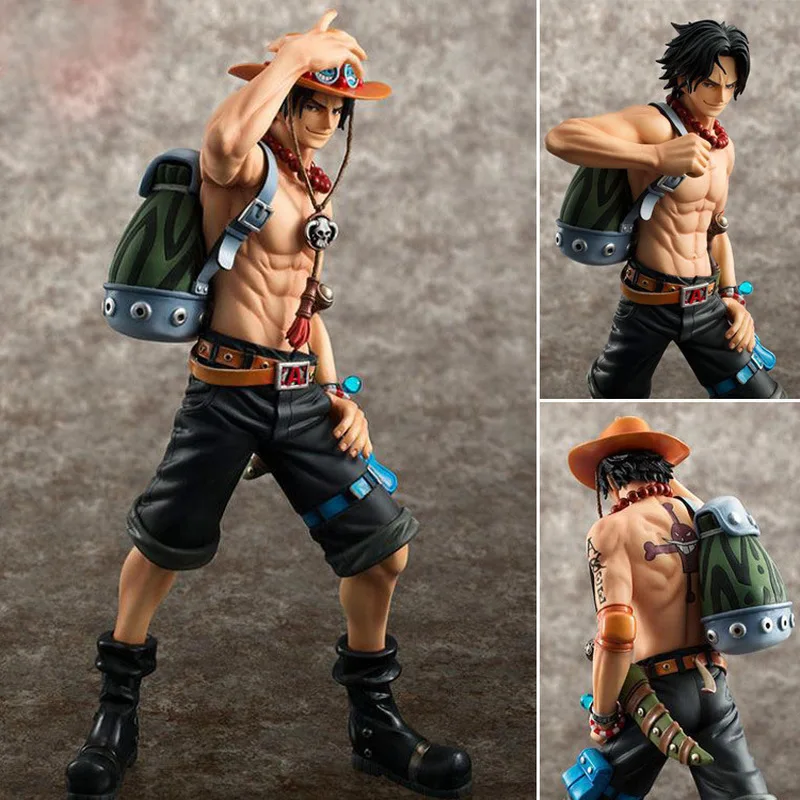 

One Piece Anime Portgas D Ace Action Figure PVC New World Ver. Collectible Model Statue for Kids Action Figures Toy Doll