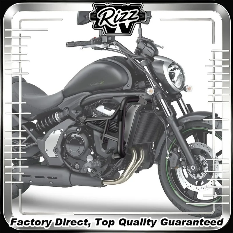 FOR Custom Vulcan S 650 Lightweight Reinforced Highway Guard Crash Bar Bolt-On Backrest & Rear Luggage Rack Cruise Motorcycle