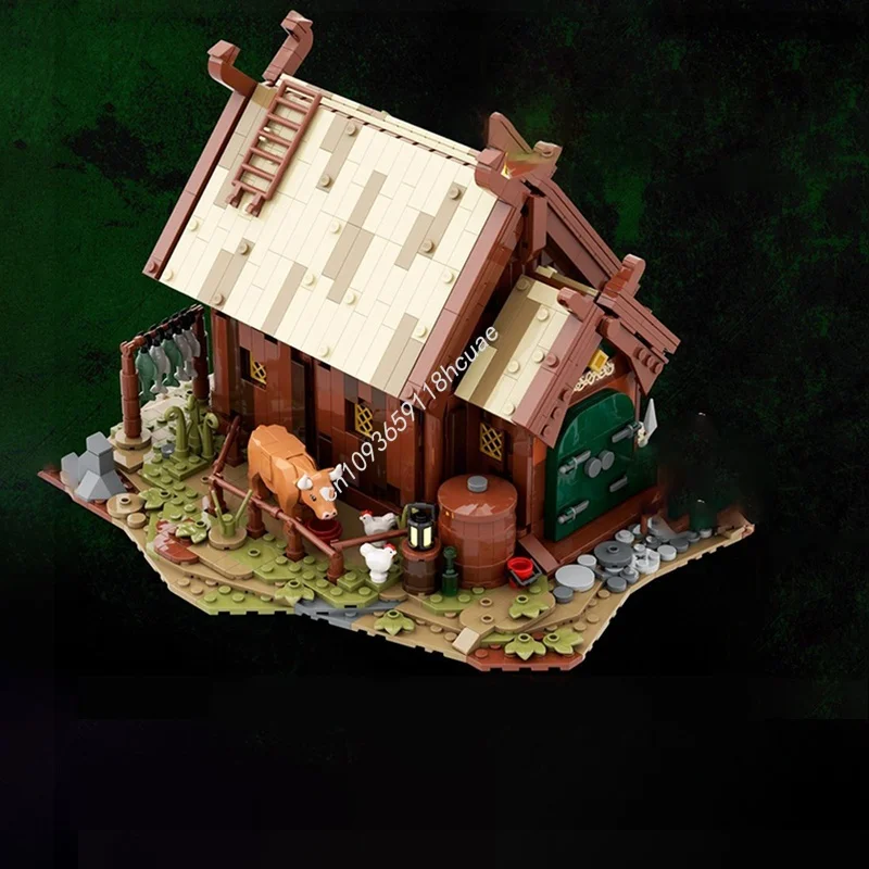1421 pièces MOC Rohan Warrior S maison Hobbit et modèle cadeaux de noël blocs de construction Architecture bricolage idée enfants jouets anniversaire