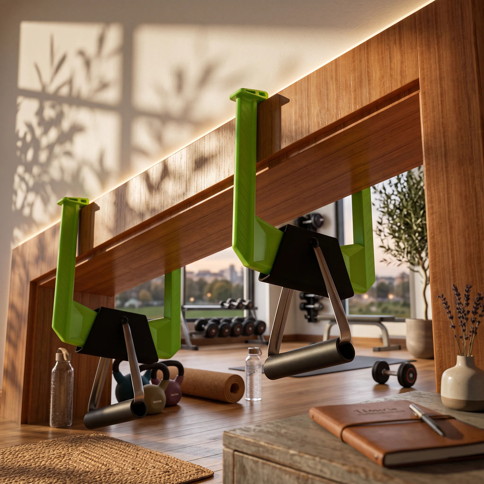 Home Bar And Gym - Doorway Pull-up Bar Acolchado Pull-up Bar