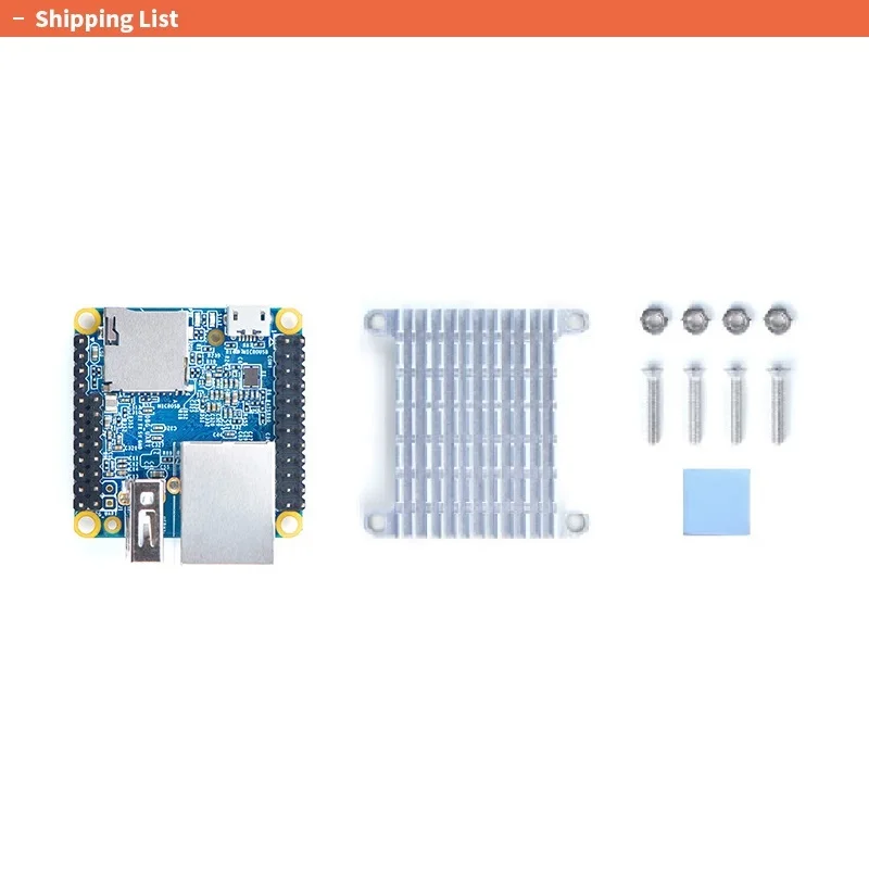 OpenPi Nano Neo 512M RAM with HeatSink Allwinner H3 Quad Cortex-A7 Up to1.2GHz,OpenWRT,support Ubuntu Linux Armbian DietPi Kali