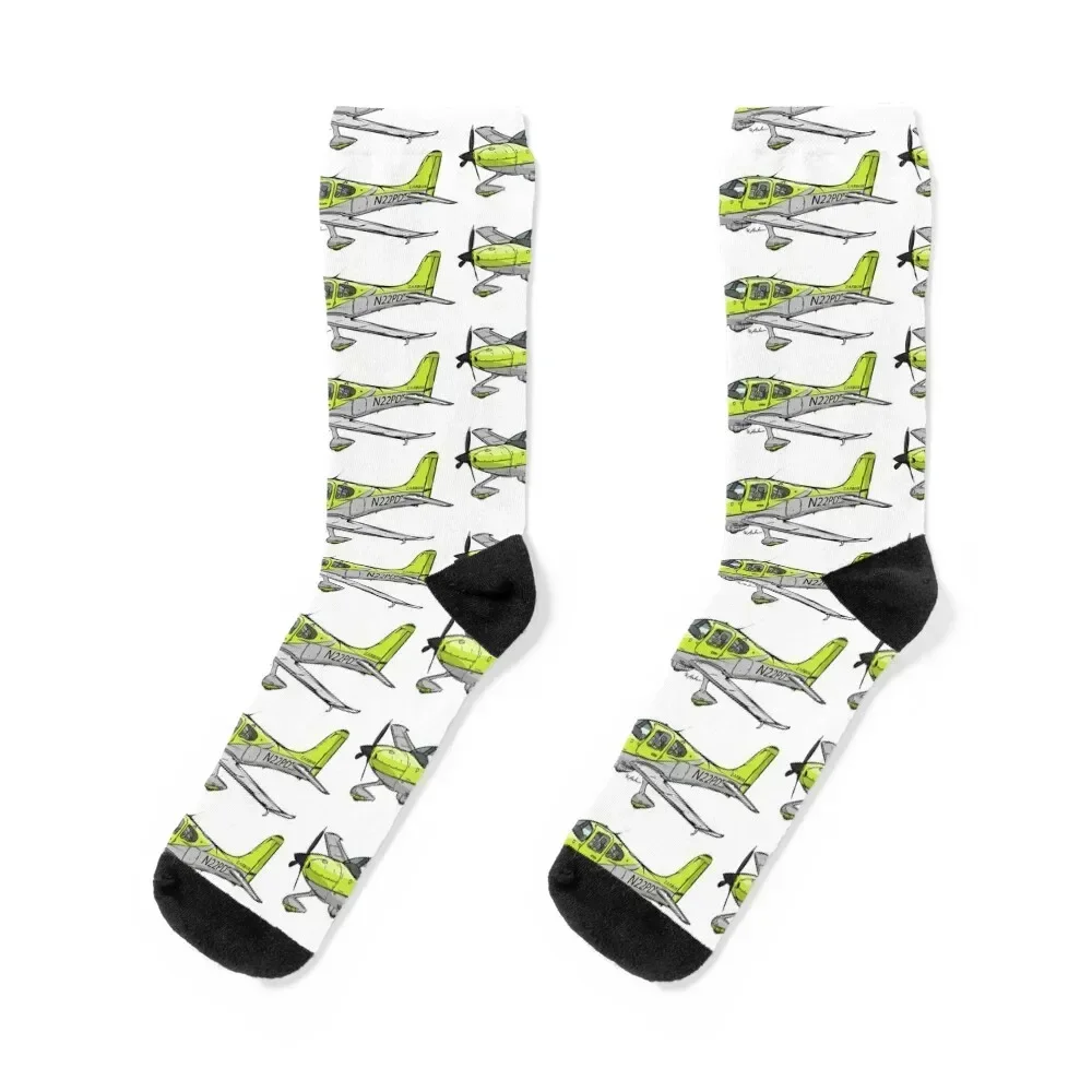 

Cirrus SR-22 N22PD Socks shoes new in's man Christmas Mens Socks Women's