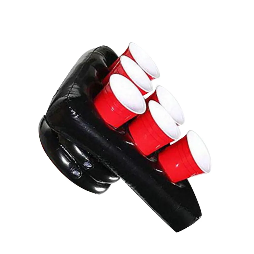 

1Pcs Inflatable Beer Hat Tray PVC Material Party Game Prop Birthday Wedding Carnival Christmas Fun Air Blow Hat Tray Ornament