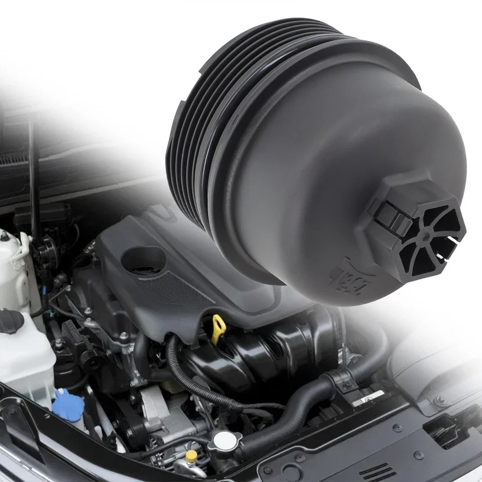 For Peugeot Boxer Partner Expert Bipper 206 207 307 308 406 407 3008 Oil Filter Housing Cover Cap Plastic 3M5Q-6737-AA 1303477