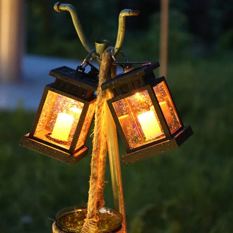 Solar Pendant Light Decoration Light Mason Jar Lights Solar Lanterns Solar Garden LED Garden Camping Lights Decorative Lights