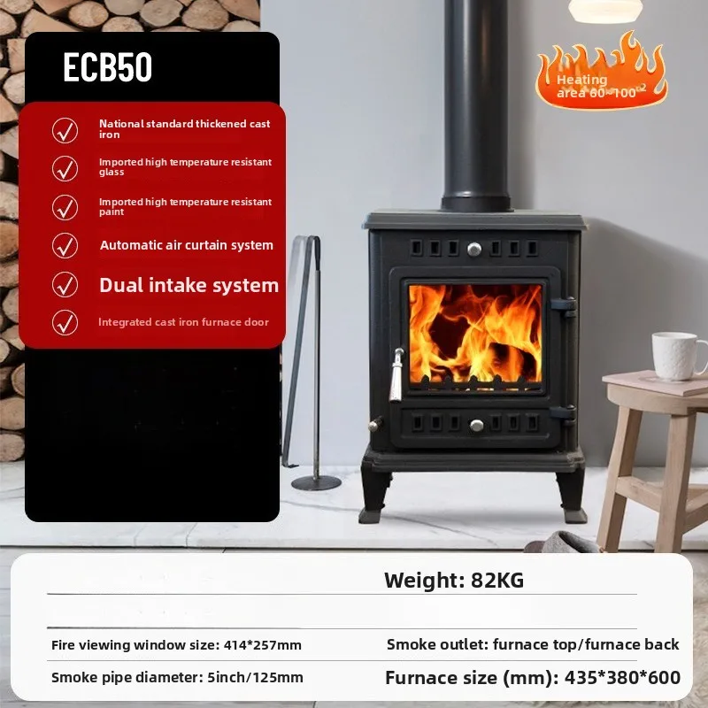 Fireplace Firewood Household Living Room Rural Villa Homestay Interior Decoration Heating Furnace