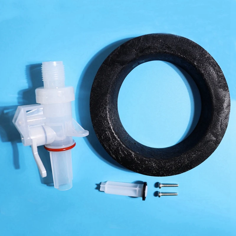 13168 RV Toilet Water Valve Kit For Thetford Aqua Magic IV Toilets High And Low Models Replacement Parts As Shown ABS