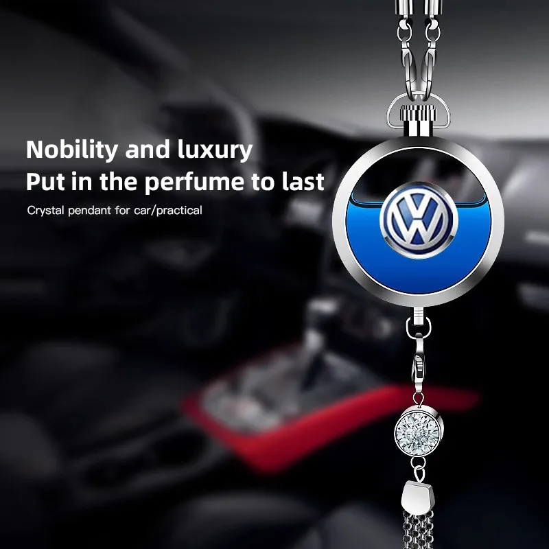 Car Perfume Pendant Air Freshener Hanging Diffuser For Volkswagen Polo Golf 5 6 7 Passat B5 B6 B7 Jetta Arteon Touran CC