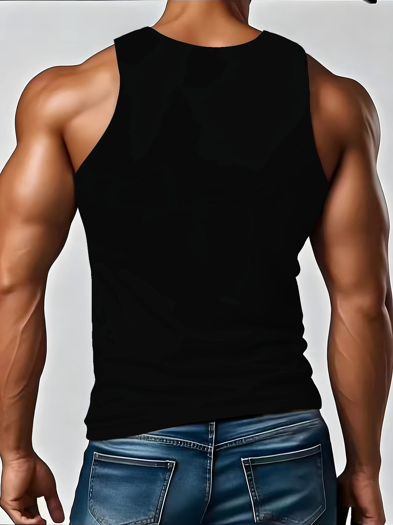 Men's Classic Motorcycle Graphic Tank Sleeveless Muscle Vest Biker Streetwear Casual Workout Fitness Shirt Top