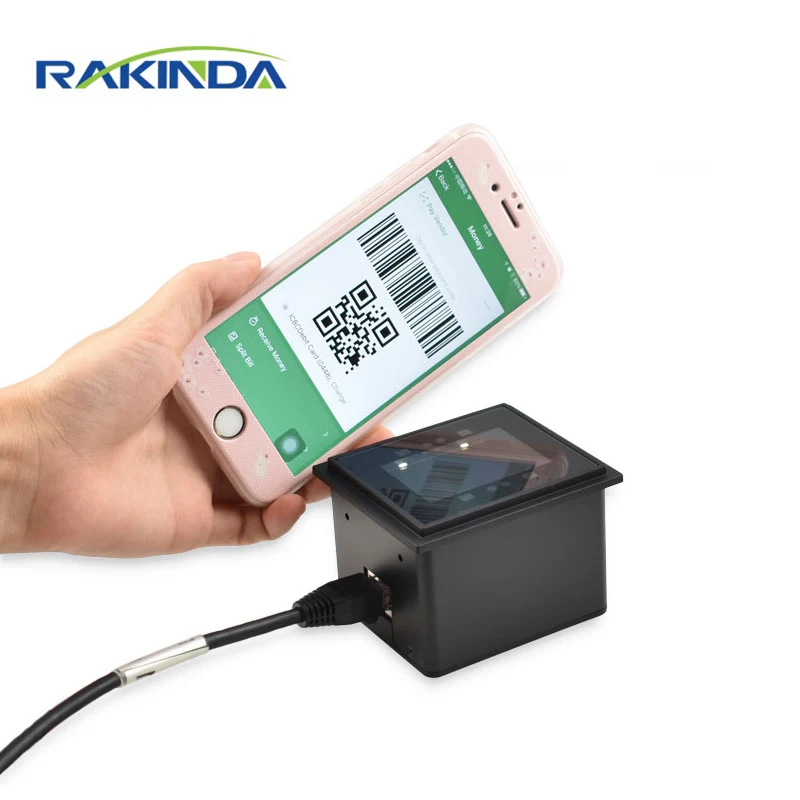 Factory Supply RD4500 1D 2D QR Code Scanner Module USB Wireless Barcode Fixed Mount Scanners In Stock
