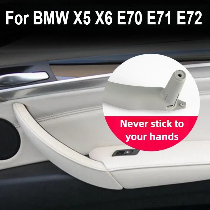 الداخلية اليسار اليمين الركاب مقبض سحب الباب داخل غطاء لوحة الكسوة استبدال لسيارات BMW X5 X6 E70 E71 E72 2007-2013