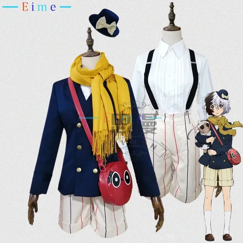 

Anime Bungo Stray Dogs Yumeno Kyusaku Cosplay Costumes Fancy Party Suit Top Pants Coat Halloween Carnival Uniforms Custom Made
