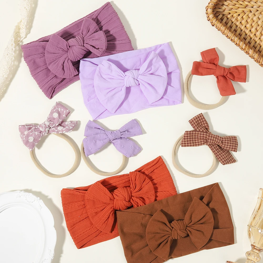 

3/4/5PCS/set New Children's Bow Headband Sweet and Cute Hairbands for Babies Children and Baby Girls Baby Decorative Hairbands
