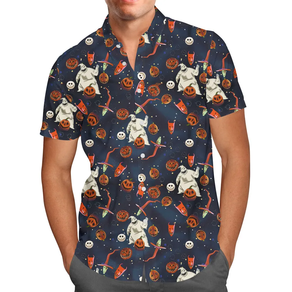 

2024 Disney Halloween Hawaiian Men's Shirt