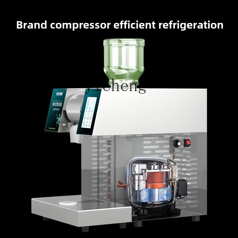 XL آلة صنع ندفة الثلج كشك آلة ندفة الثلج التجارية آلة صنع الثلج Mianmian أوتوماتيكية بالكامل صغيرة