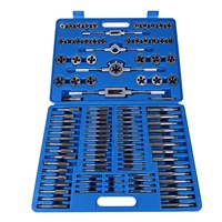 /set M2‑ Screw Nut Thread Taps Dies With Wrench Handle Heavy Duty Hand Tool Kit Tapping Tool