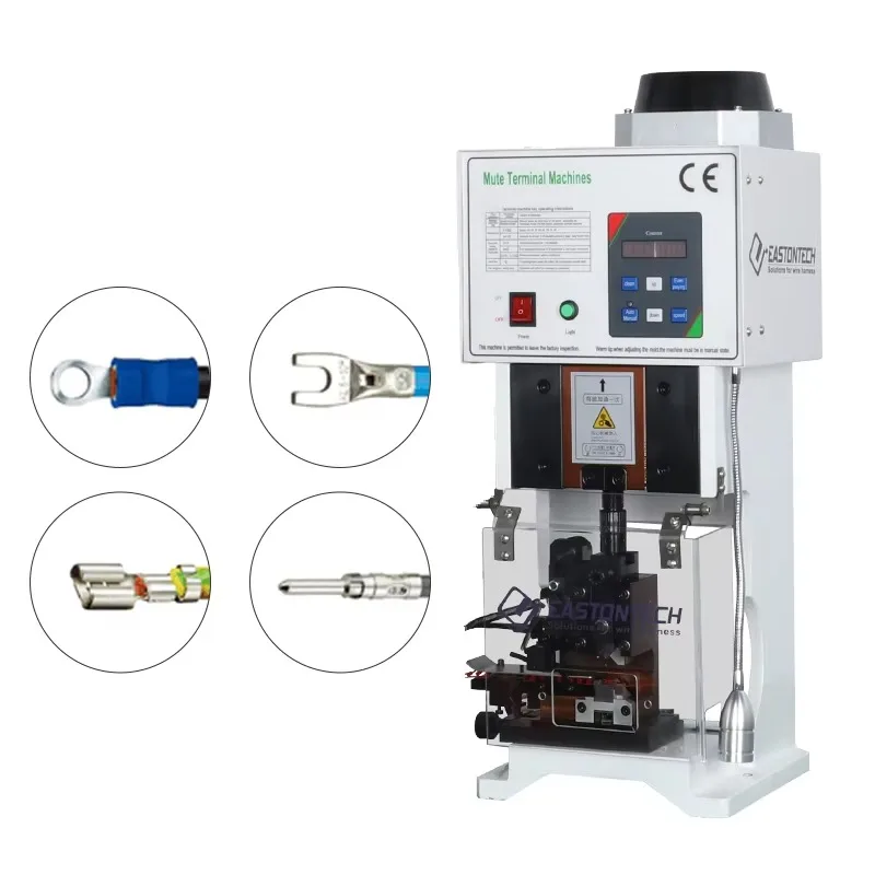 Semi-Automatic 2T Multifunctional Crimping Machine For Wire Silent Automatic Terminal Crimping Machine EW-09C