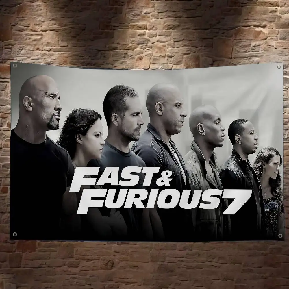 F-Fast and Furious Classic Vintage Advanced Printing Commercial Advertising Flag Company Party Banner