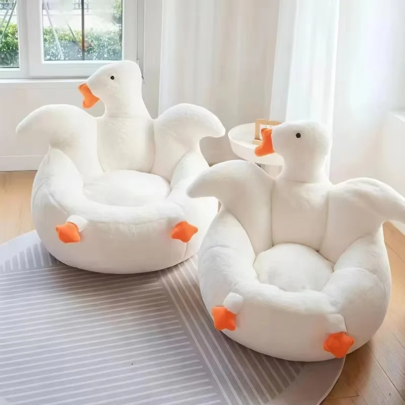 

Minimalist White Lazy Bean Bag Sofa Designer Nordic Modern Lazy Bean Bag Sofa Living Room Soft Woonkamerbanken Furniture Home