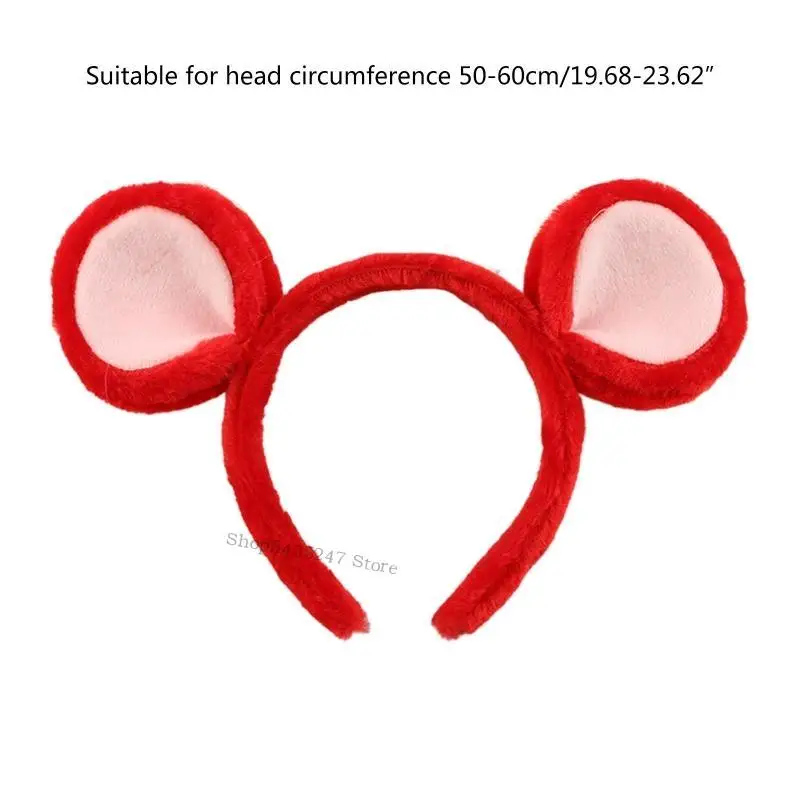 Nữ nữ hoạt hình mouses bằng áo dài cosplay party tóc hoop H7ef