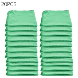 20pcs Car Detailing Car Wash Microfiber Towel Car Cleaning Cloths Professional Cleaning Drying Auto Washing Cloth Micro Fiber