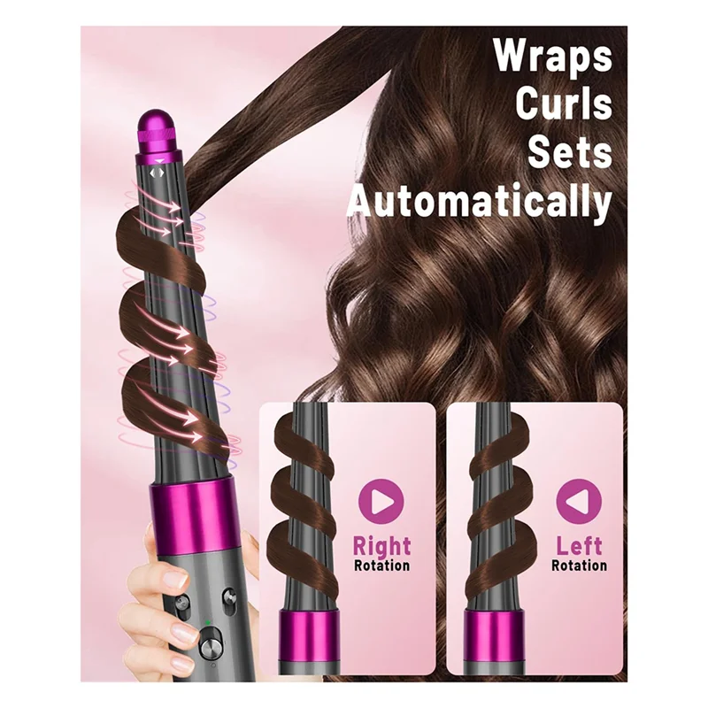 

ABFY-20MM-36MM Long Barrels Attachment And Large Round Brush Attachment For Dyson Airwrap, Barrels Curl And Wave Curl
