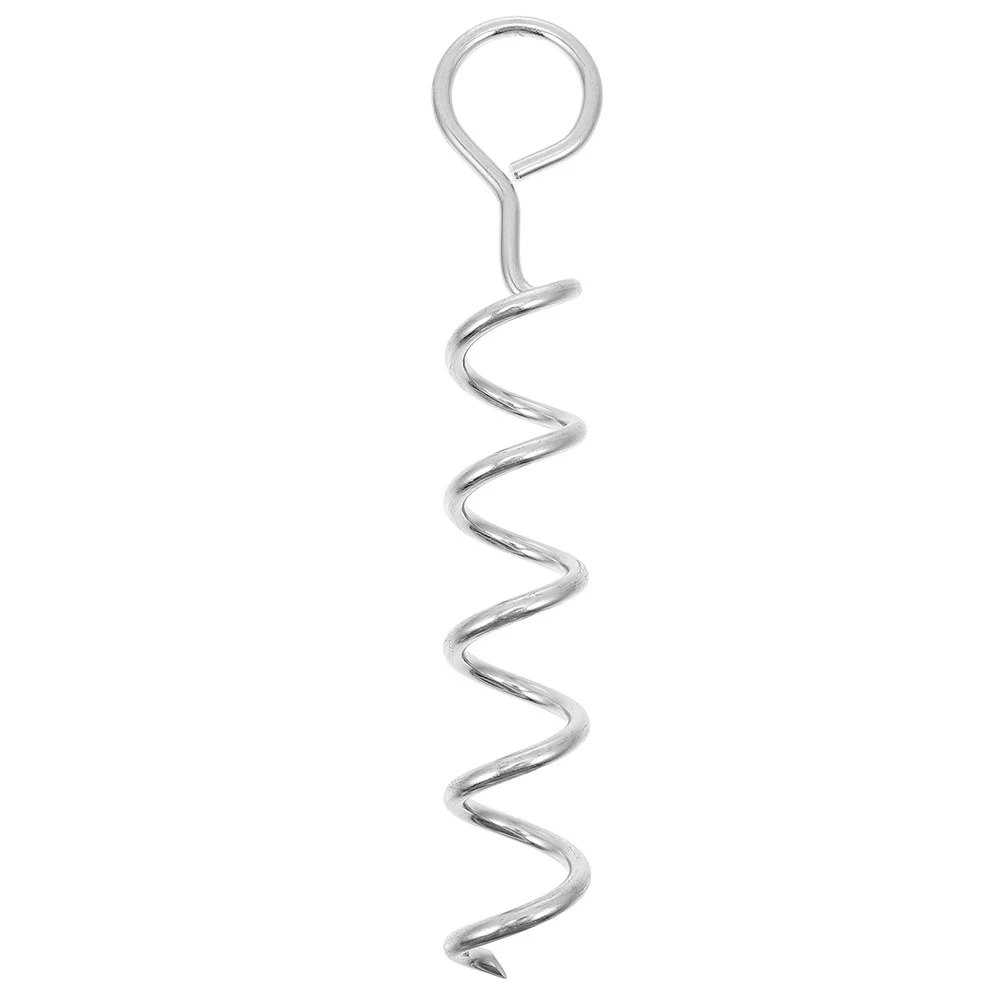 

Durable Iron Dog Stake Outdoor Tie Out Cable and Stake for Yard Playing Hiking Camping Ground Anchor Dog Stakes